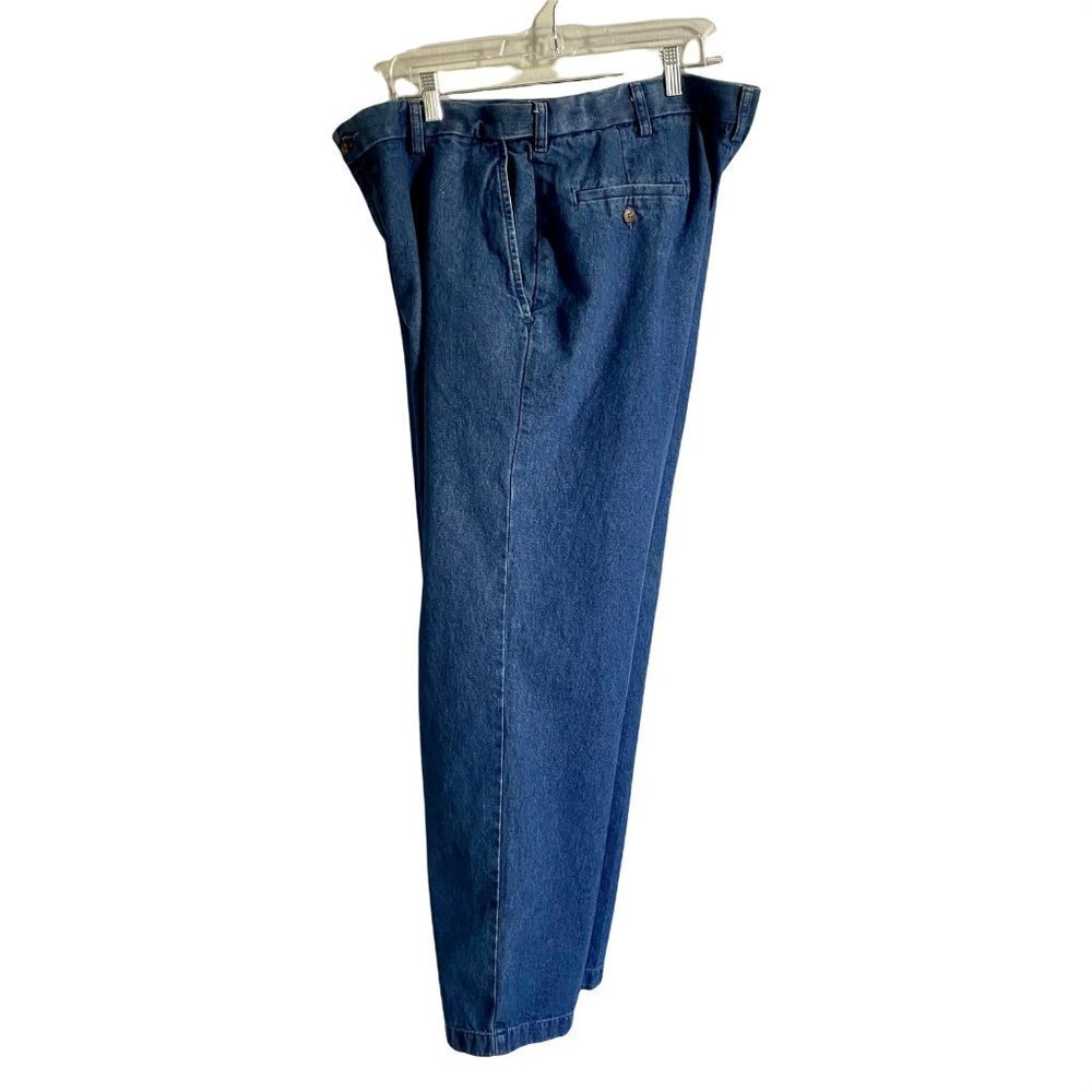 Haggar Denim Pants with Hidden Expandable Waistband 38 x 31